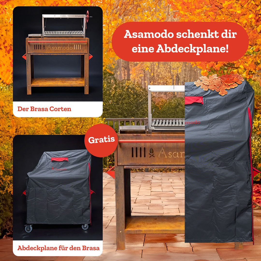 Pack automnal Brasa Corten (bâche offerte)